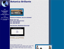 Tablet Screenshot of botanicabrillante.com